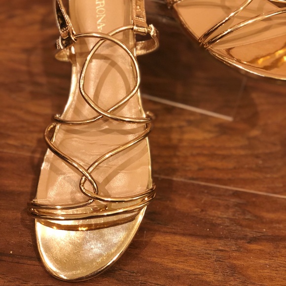 Rose gold Merona sandals - Picture 2 of 4